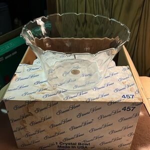 Princess House Crystal Bowl 457